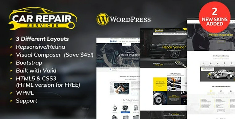 Car Repair Services & Auto Mechanic WordPress Theme v2.834788