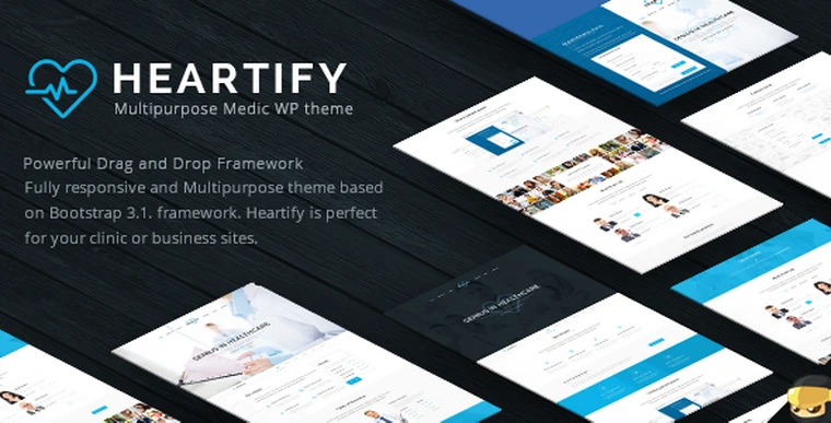 Heartify v1.1 - Medical Health and Clinic WordPress Theme27886