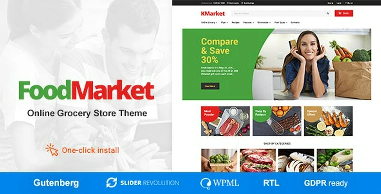 Food Market v1.0.8 - Food Shop & Grocery Store WordPress Theme32439