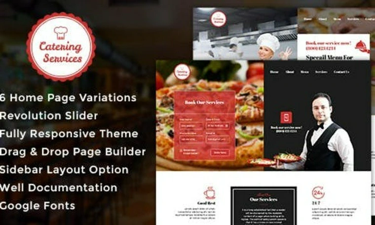 Catering v1.1 - Chef, Restaurant WordPress Theme30159