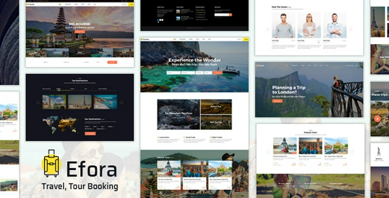 Efora v1.0 - Travel, Tour Booking Theme28078