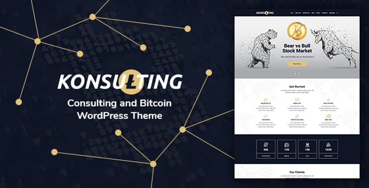 Konsulting v1.1 - Consulting & Bitcoin WordPress Theme24008