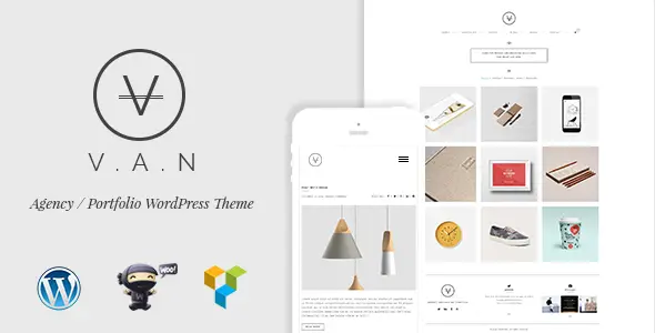 VAN v2.1.1 - Minimalist Agency, Photo Gallery Shop Theme22612