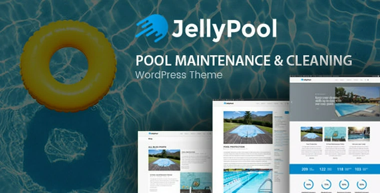 JellyPool v1.2 - Pool Maintenance & Cleaning Theme28605