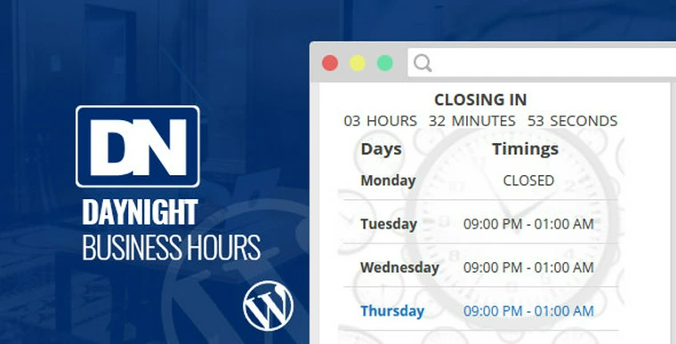 Day Night Business Hours WordPress Plugin v1.0.122777