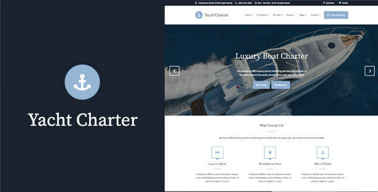 Yacht Charter v1.5.2 - WordPress Theme25966