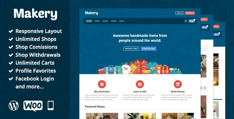 Makery v1.22 - Themeforest Marketplace WordPress Theme23161