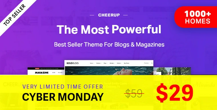 CheerUp v6.0.1 - Blog / Magazine - WordPress Blog Theme27135