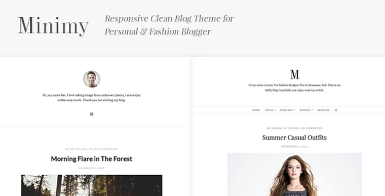 Minimy v1.1.0 - Responsive Clean Personal & Fashion Blog27455