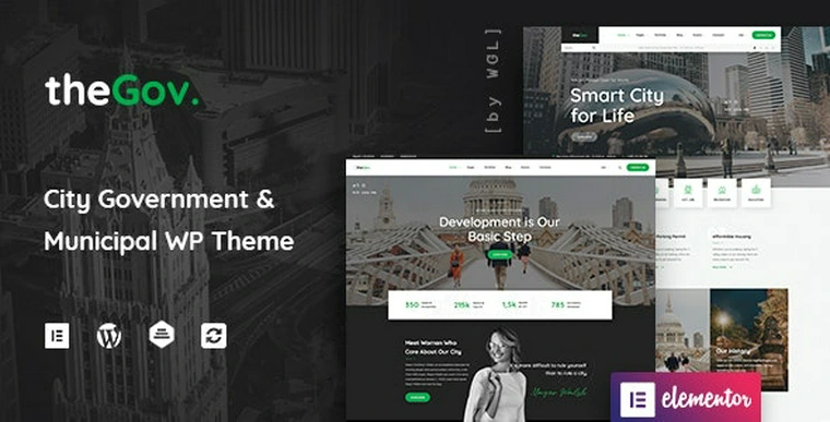 TheGov v2.0.6 - Municipal and Government WordPress Theme47885