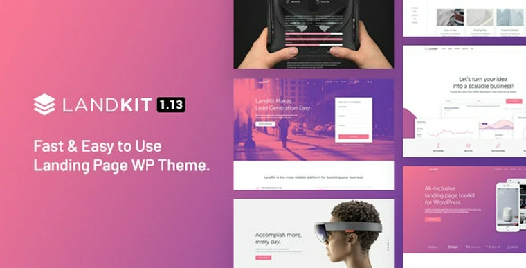 Landkit v1.9 - WordPress Landing Page Theme35563