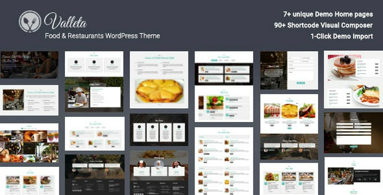 Valleta v1.2 - Food & Restaurants WordPress Theme27988