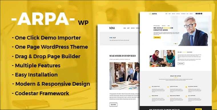 Arpa - One Page Business WordPress Theme25965