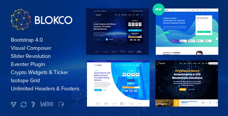 Blokco v2.4 - ICO, Cryptocurrency & Consulting Business Theme44636