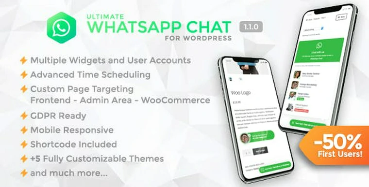 Ultimate WhatsApp Chat v1.1.0 - WordPress WhatsApp Chat Support Plugin31278