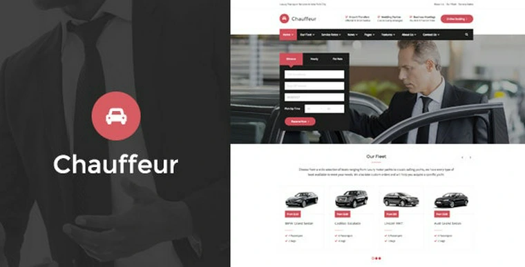 Chauffeur v1.3.2 - Limousine, Transport And Car Hire WP Theme31539