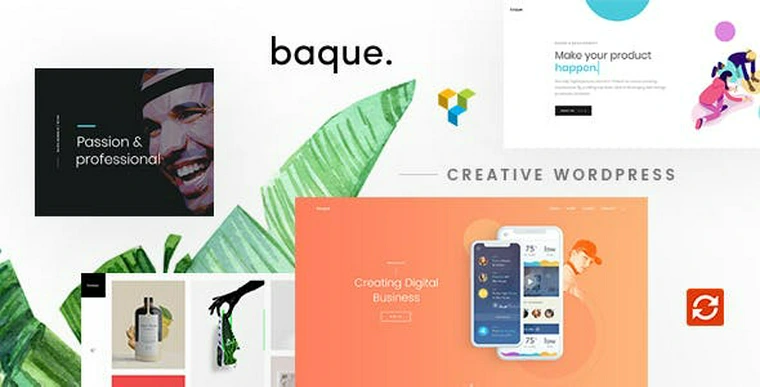 Baque v1.0.4 - Multipurpose Onepage Creative WP Theme29986