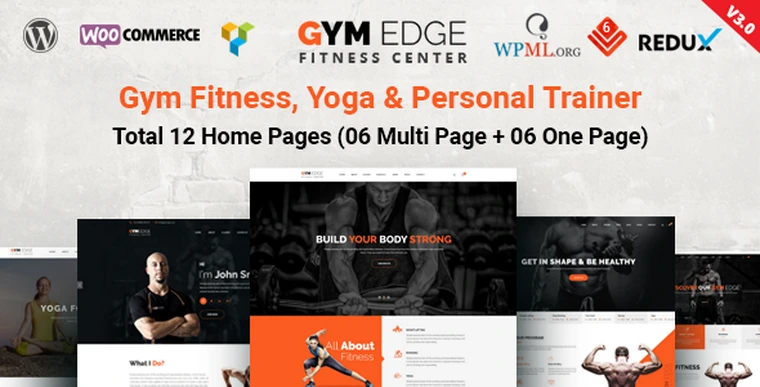 Gym Edge v3.0 - Gym Fitness WordPress Theme24231