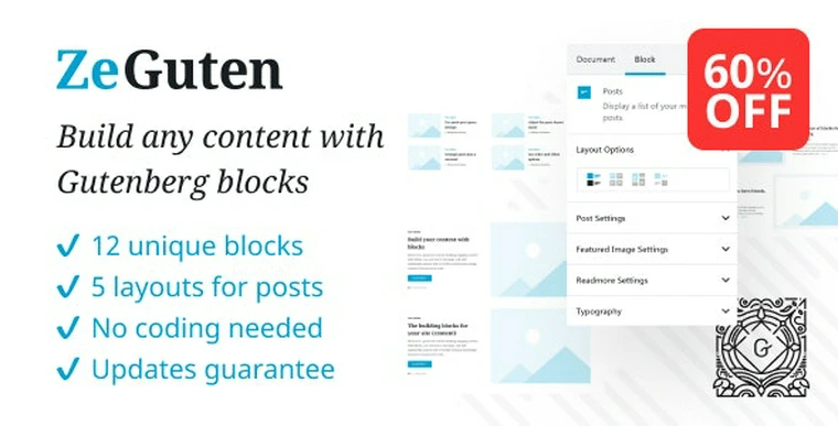 ZeGuten v1.1.3 - Blocks for Gutenberg42190