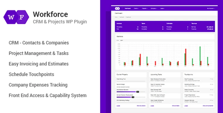 Workforce v1.2.3 - CRM & Project Management WordPress Plugin22981