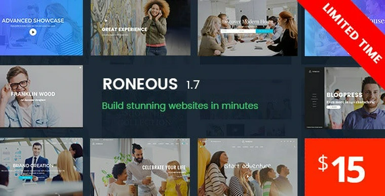 Roneous v1.7.3 - Creative Multi-Purpose WordPress Theme35390