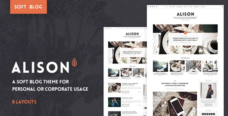 Anne Alison v1.2.0 - Soft Personal Blog Theme23258