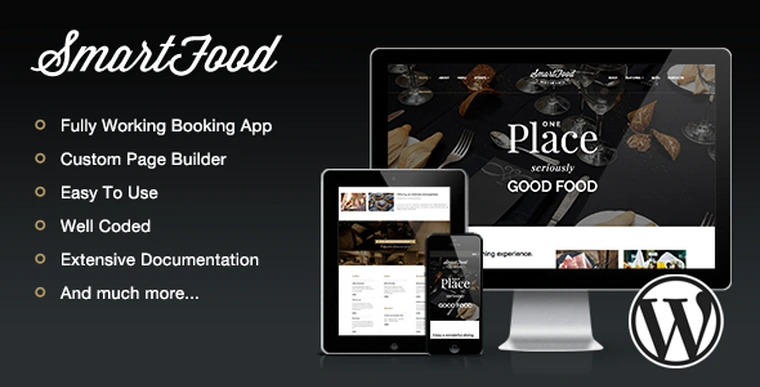 SmartFood v1.6.6 - Restaurant, Cafe, Bistro WordPress Theme22459