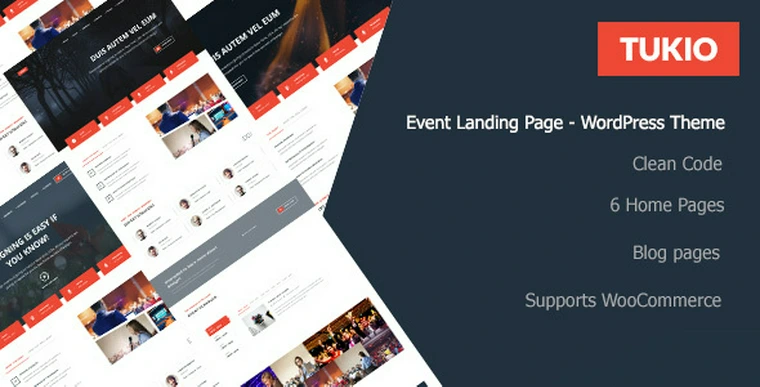 Tukio v1.0.1 - Event Landing Page WordPress Theme28064