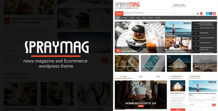 Spraymag v4.0 - eCommerce, Magazine, Responsive Blog Theme37881