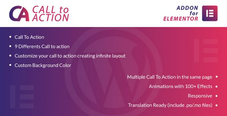 Call To Action for Elementor v1.0 - WordPress Plugin33402