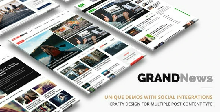 Grand News v3.1 - Magazine Newspaper WordPress38387