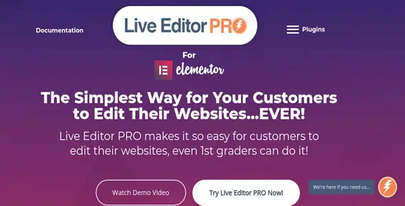 Live Editor PRO For Elementor v1.4.035538