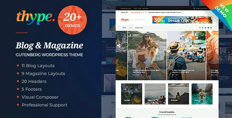 Thype v1.1.1 - Personal Blog WordPress38532