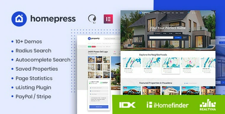 HomePress v1.2.3 - Real Estate WordPress Theme39826