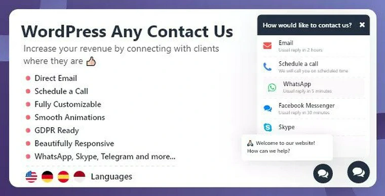 WordPress Any Contact Us v1.0.429679