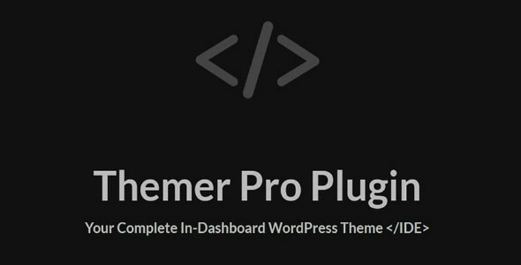 Themer Pro v1.3.0 - Your Complete In-Dashboard WordPress Theme36342