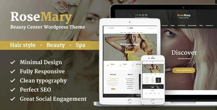 RoseMary v1.5 - A Refined Hair, Beauty & Spa Salon Wordpress Theme34157