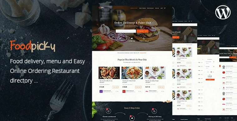 FoodPicky v1.2.7 - Food Delivery Restaurant Directory WordPress Theme33802