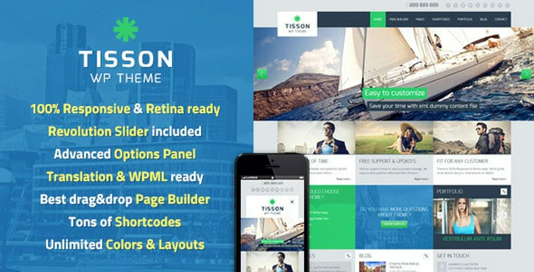 Tisson v1.4 - Themeforest Premium WordPress Theme24741