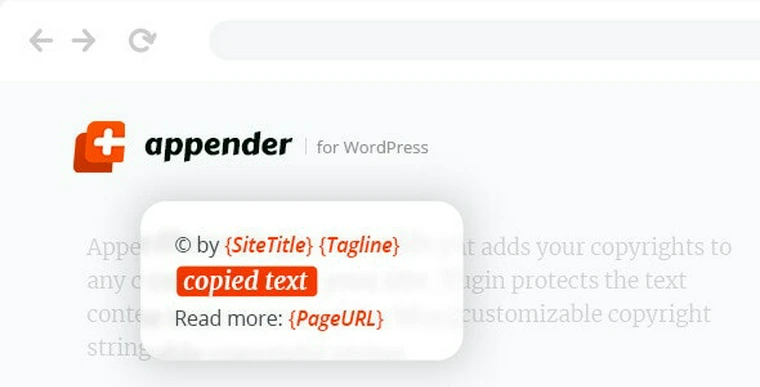 Appender v1.0.1 - Copycat Content Protection for WordPress36250