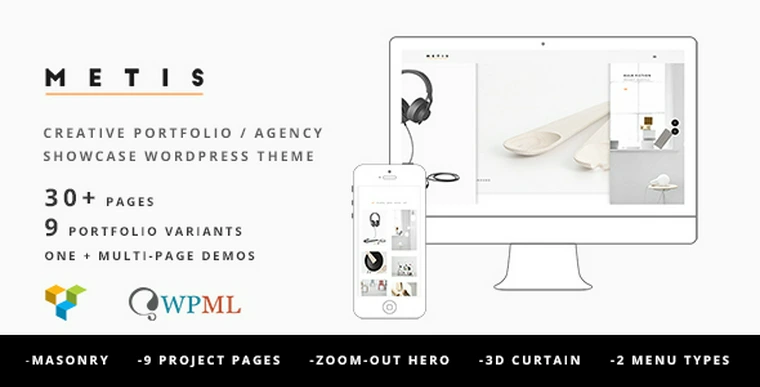 Metis v1.4.4 - Portfolio / Agency WordPress Theme28651