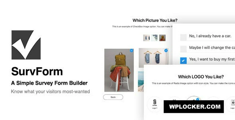 SurvForm v1.0.5 - Survey Form Builder Plugin For WordPress38799