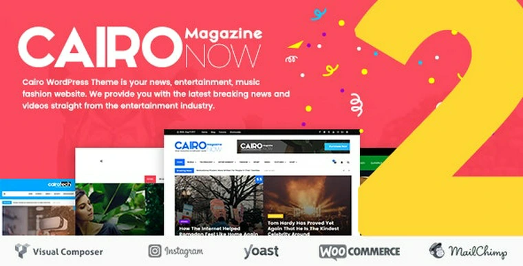 Cairo v2.1 - Newspaper & Magazine WordPress Theme36710