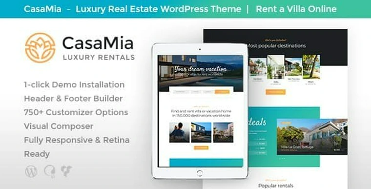 CasaMia v1.1.1 - Property Rental WordPress Theme29617