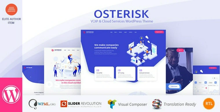 Osterisk v1.7 - VOIP & Cloud Services WordPress Theme36549