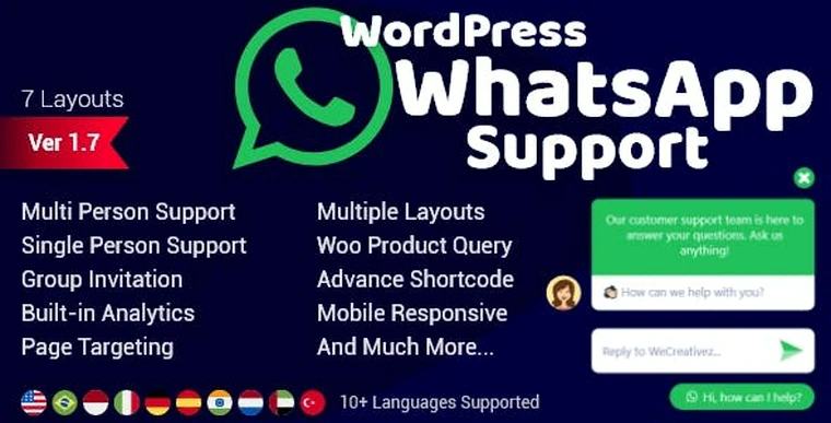 WordPress WhatsApp Support v1.8.234122