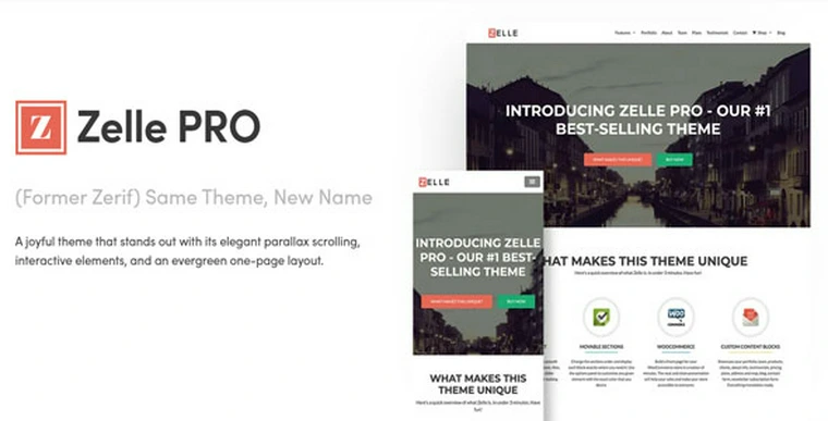 Zelle PRO v2.1.4 - WordPress Theme34544