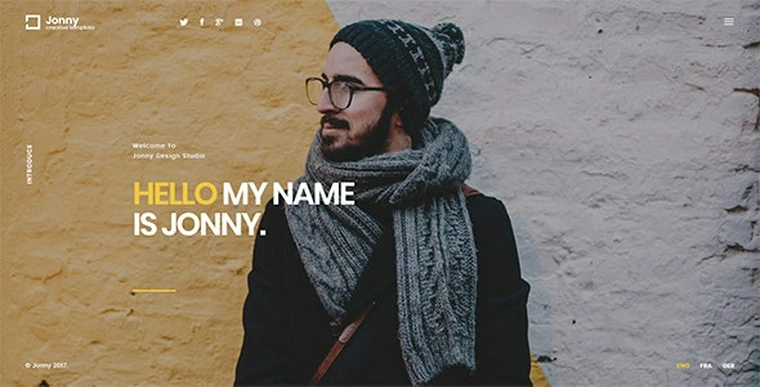 Jonny v1.0.7 - Personal WordPress Theme38182