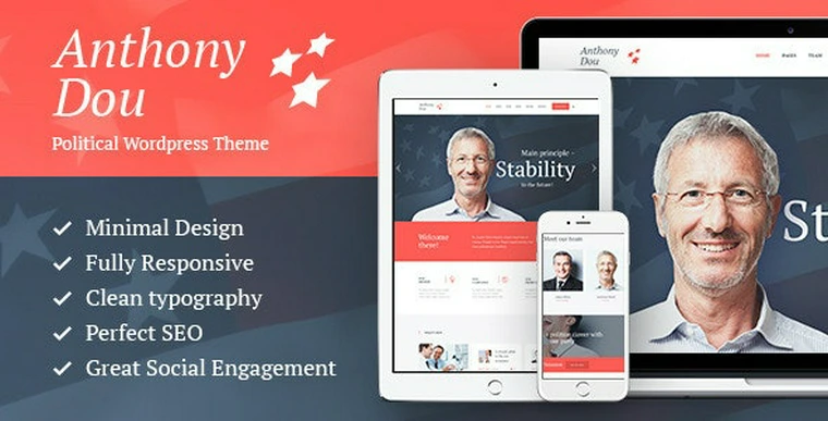 Unite v1.9 - A Modern Political Candidate & Social Party WordPress Theme34123