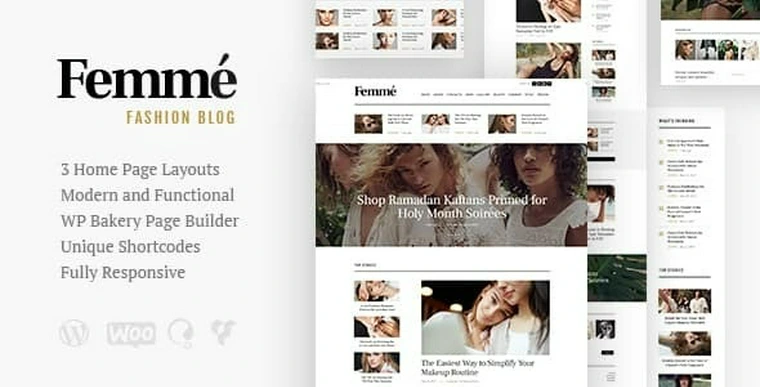 Femme v1.2.3 - An Online Magazine & Fashion Blog WordPress Theme35529